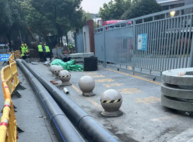 HDPE -buizen helpen Jiangyin gemeentelijke watervoorziening transformatie en creëren een veilige en efficiënte stedelijke 